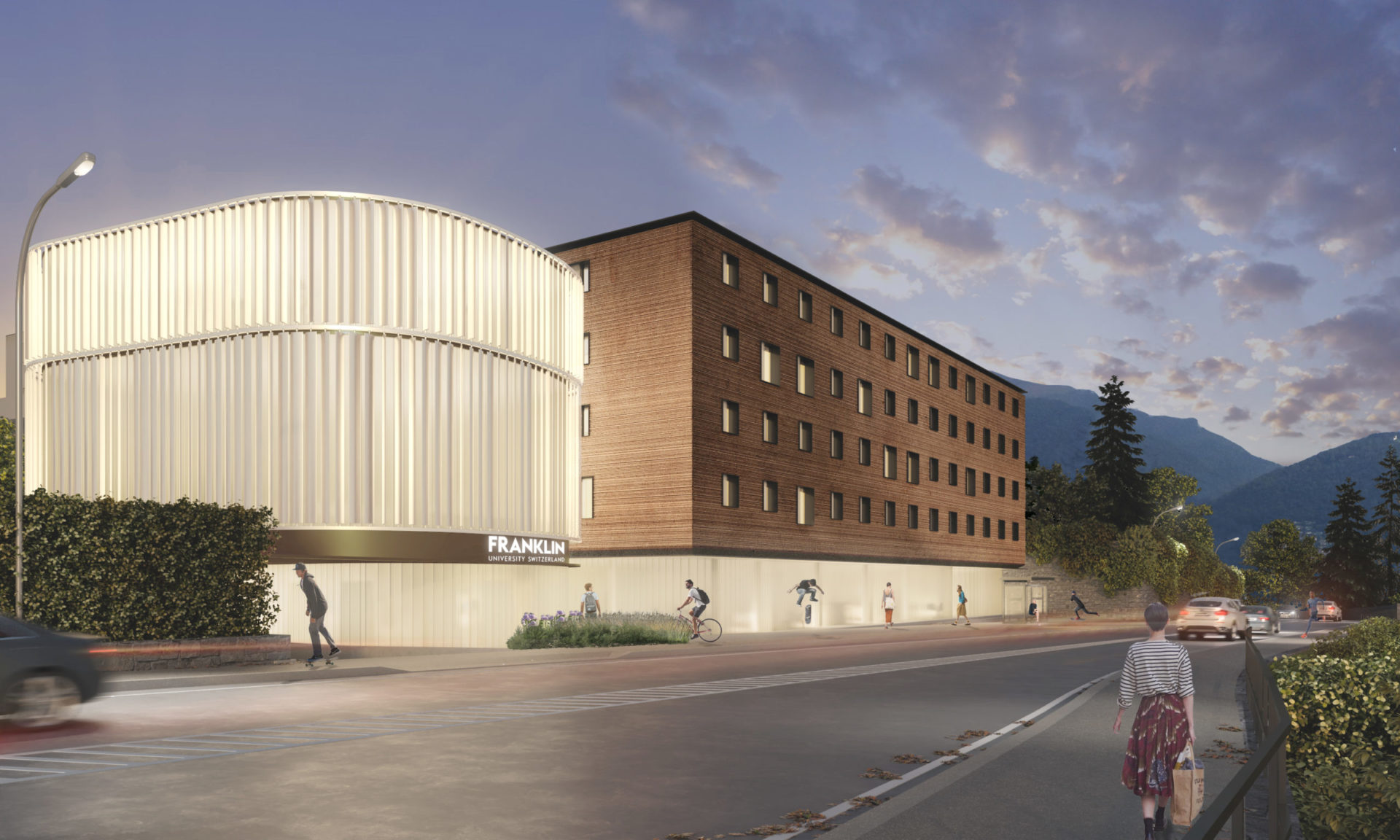 The new campus at Franklin University Switzerland (FUS) Solarchitecture